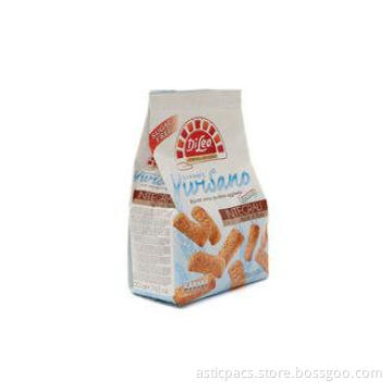 Colorful Biscuit Stand Up Bags , Snack Plastic Packaging Ba